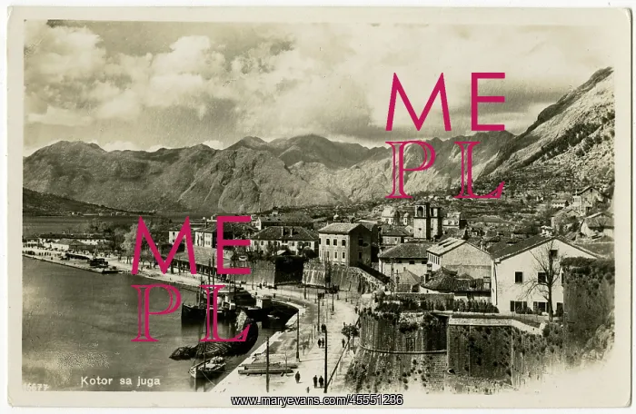 : Kotor, Montenegro - from the south : Kotor, Montenegro - from the south