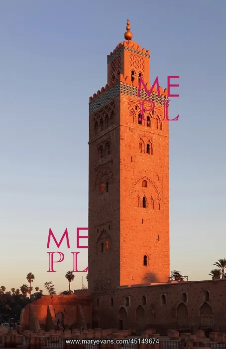 : Koutoubia mosque, Marrakech, Morocco : Koutoubia mosque, Marrakech, Morocco
