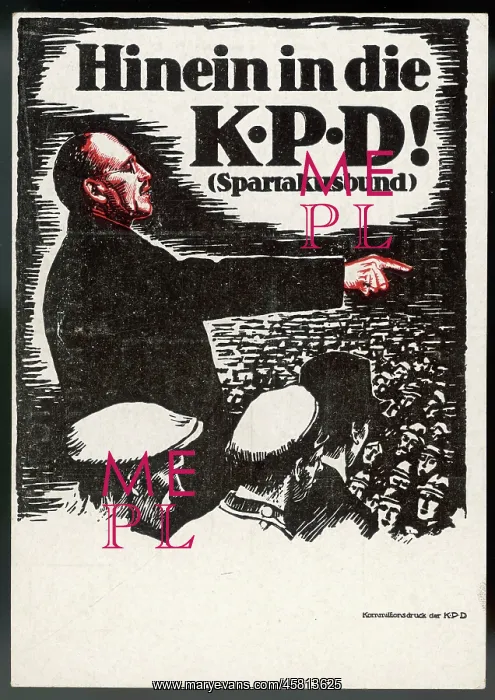 : KPD POSTER 1919 : KPD POSTER 1919