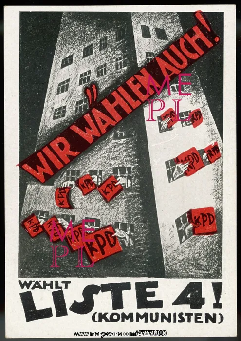 : KPD POSTER 1924 : KPD POSTER 1924