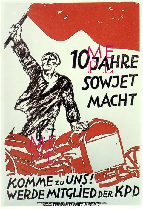 : KPD POSTER / 1929 : KPD POSTER / 1929