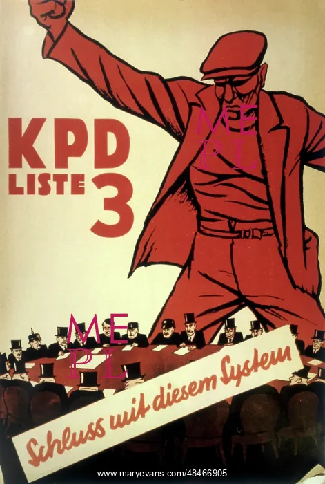 : KPD POSTER / 1932 : KPD POSTER / 1932