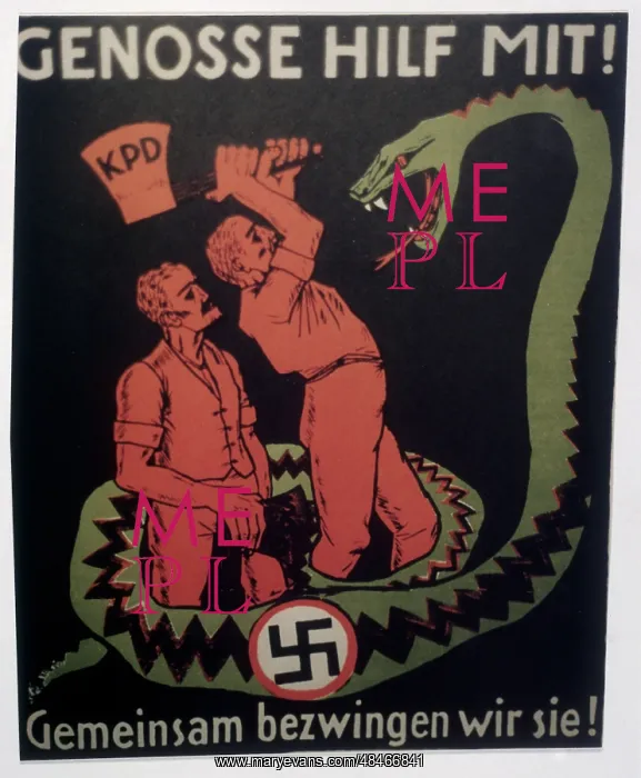 : KPD POSTER / 1933 : KPD POSTER / 1933