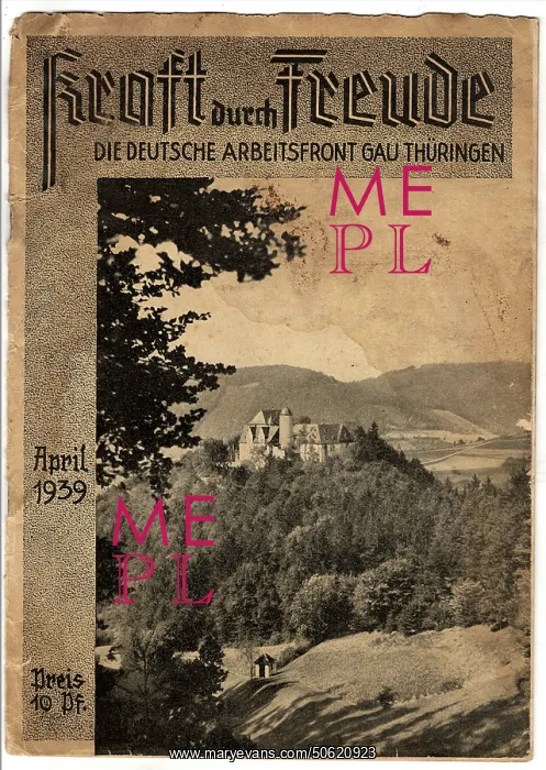 : Kraft durch Freude, April 1939 : Kraft durch Freude, April 1939
