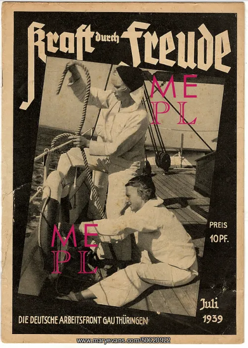 : Kraft durch Freude, July 1939 : Kraft durch Freude, July 1939