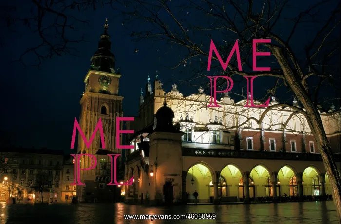 : Krakow in the night : Krakow in the night
