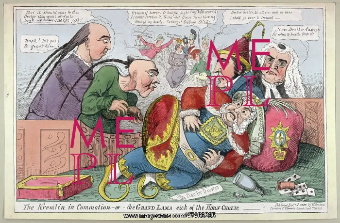 : The Kremlin in commotion - or - the Grand Lama sick of the h : The Kremlin in commotion - or - the Grand Lama sick of the h
