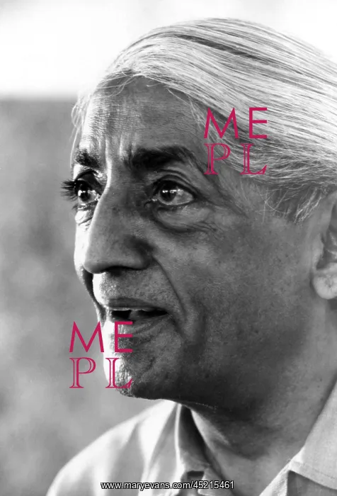 : Krishnamurti, writer and lecturer, 1960s. ? : Krishnamurti, writer and lecturer, 1960s. ?