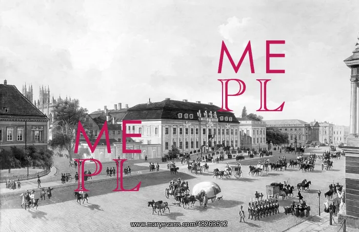 : The Kronprinzenpalais in Berlin, 1835 : The Kronprinzenpalais in Berlin, 1835