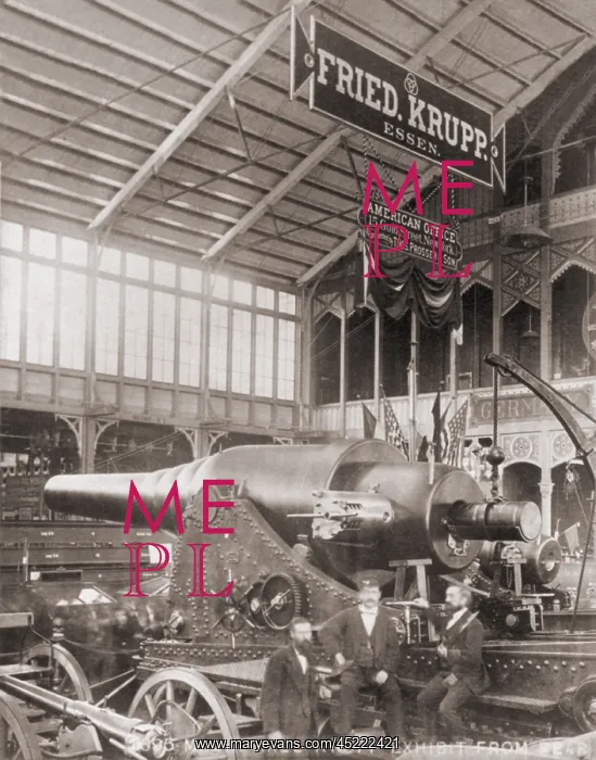 : Krupp exhibit of a large steel breech loading ? : Krupp exhibit of a large steel breech loading ?