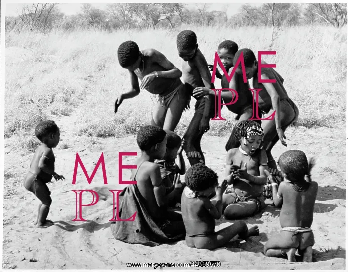 : Kung Bushman boys dancing, Kung, Unknown, International : Kung Bushman boys dancing, Kung, Unknown, International