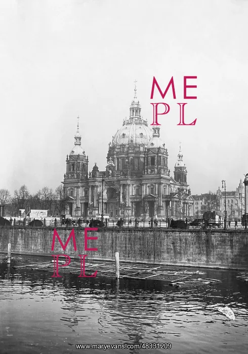 : The Kupfergraben and Berlin Cathedral, 1927 : The Kupfergraben and Berlin Cathedral, 1927