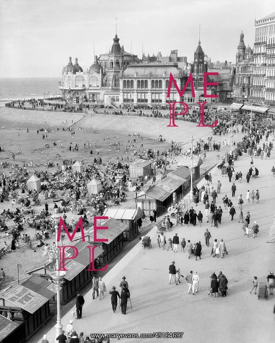 : The Kursaal Casino at the End of the Beach Destroyed : The Kursaal Casino at the End of the Beach Destroyed