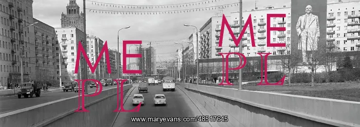 : Kutuzovsky Avenue, 1966 : Kutuzovsky Avenue, 1966
