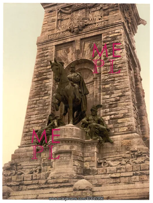 : Kyffhauser and Monument of William I, Thuringia, Germany : Kyffhauser and Monument of William I, Thuringia, Germany