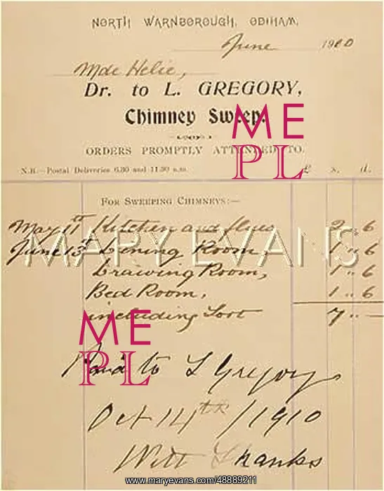  : L. GREGORY, SWEEP, BILL