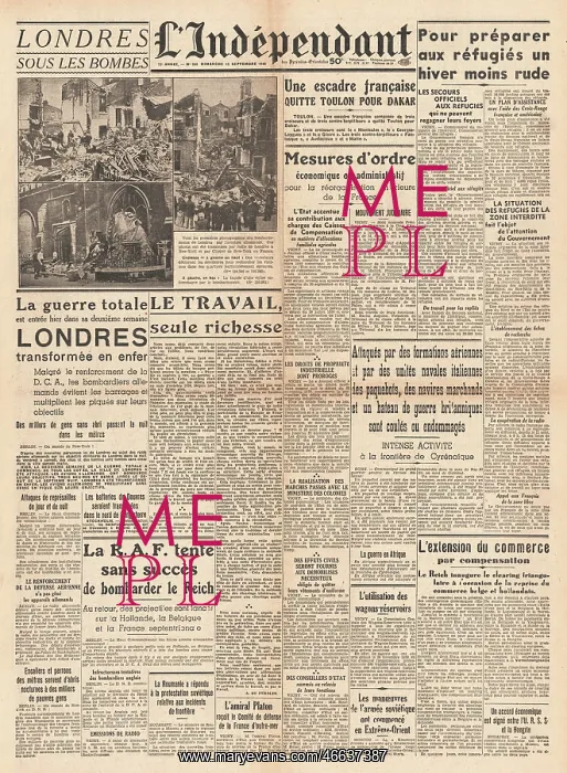 : L Independant Luftwaffe Bomb London : L Independant Luftwaffe Bomb London