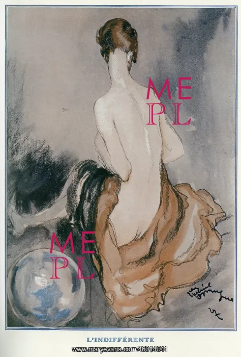 : L Indifferente by Jean-Gabriel Domergue : L Indifferente by Jean-Gabriel Domergue