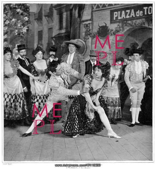 : La Belle Otero acting in The Rivals : La Belle Otero acting in The Rivals