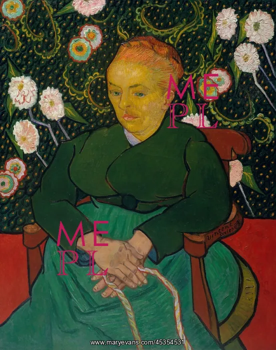 : La Berceuse, by Van Gogh : La Berceuse, by Van Gogh