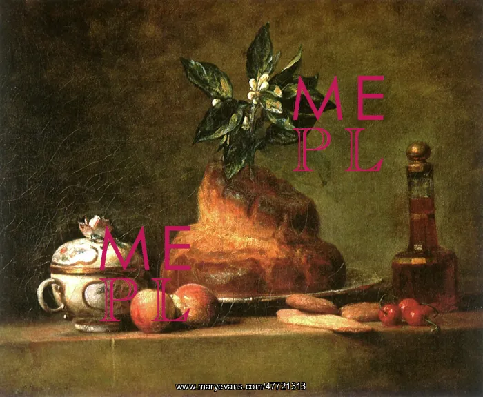 : La Brioche, by Chardin : La Brioche, by Chardin