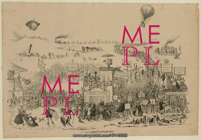 : La daguerreotypomanie : La daguerreotypomanie