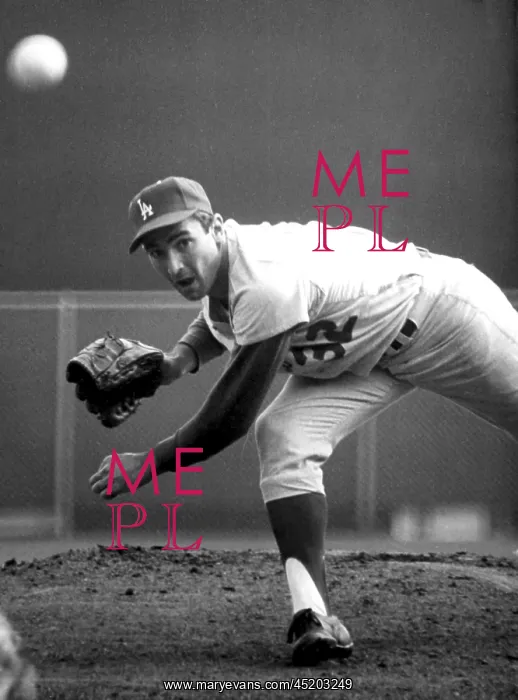 : L.A. Dodgers pitcher SANDY KOUFAX, 1965. ? : L.A. Dodgers pitcher SANDY KOUFAX, 1965. ?