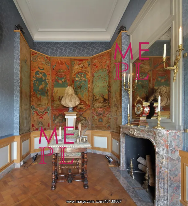 : La Fontaine's Study, Chateau de Vaux-le-Vicomte : La Fontaine's Study, Chateau de Vaux-le-Vicomte