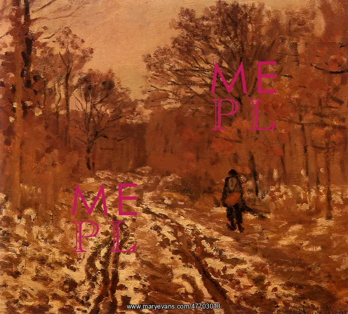  : La Foret Neige, by Monet