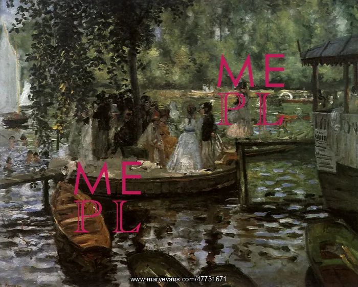  : La Grenouillere, by Renoir