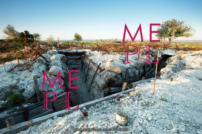 : La Main de Massiges - reconstructed trenches : La Main de Massiges - reconstructed trenches