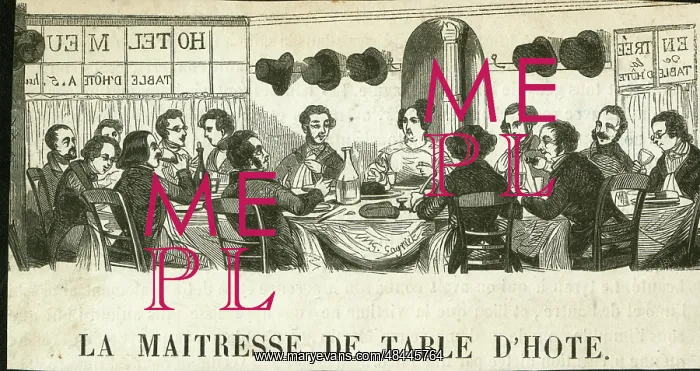  : La Maitresse de Table d'Hote