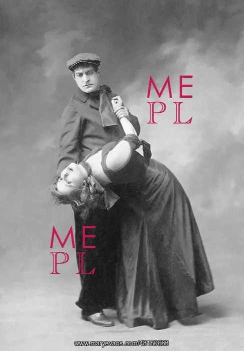 : La Mistinguett and Max Dearly, 1908 : La Mistinguett and Max Dearly, 1908