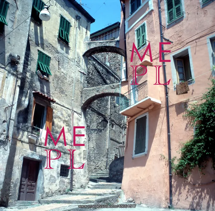 : La Pigna, the historic old town of Sanremo : La Pigna, the historic old town of Sanremo