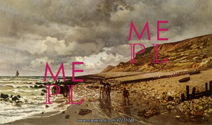  : La Pointe de la Heve at Low Tide, by Monet