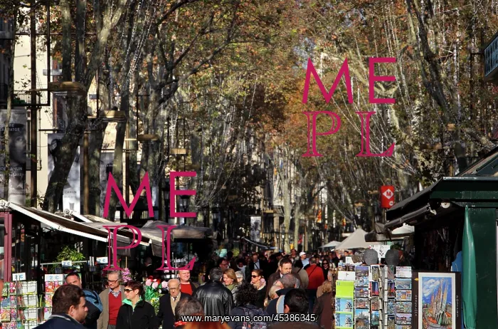 : La Rambla, Barcelona, Spain : La Rambla, Barcelona, Spain