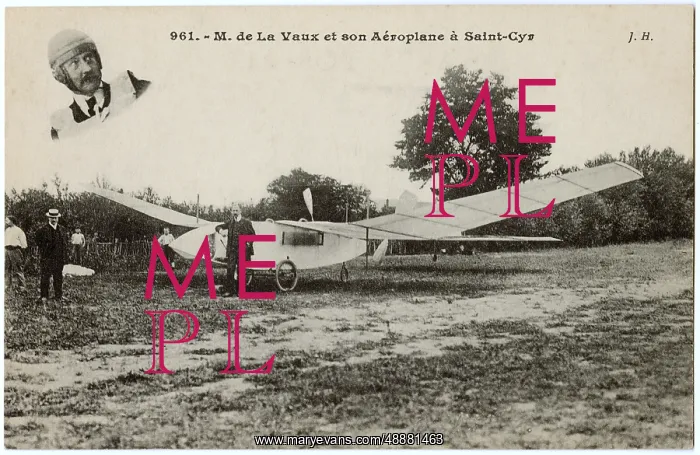 : DE LA VAUX MONOPLANE : DE LA VAUX MONOPLANE
