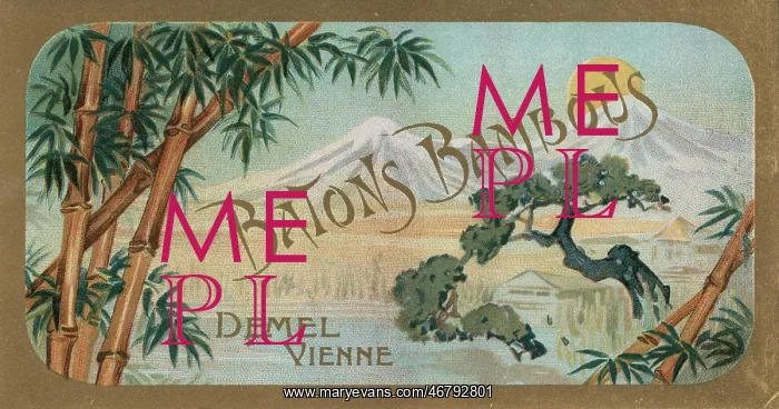 : Label > Batons Bambous < from Demel company : Label > Batons Bambous < from Demel company