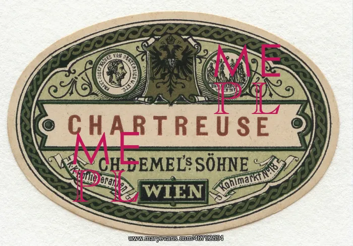 : Label > Chartreuse Ch. Demels Sohne : Label > Chartreuse Ch. Demels Sohne