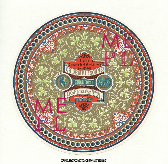  : Label > Own chocolate production < from Demel