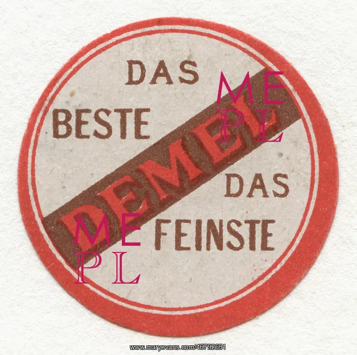 : Label of company Demel : Label of company Demel