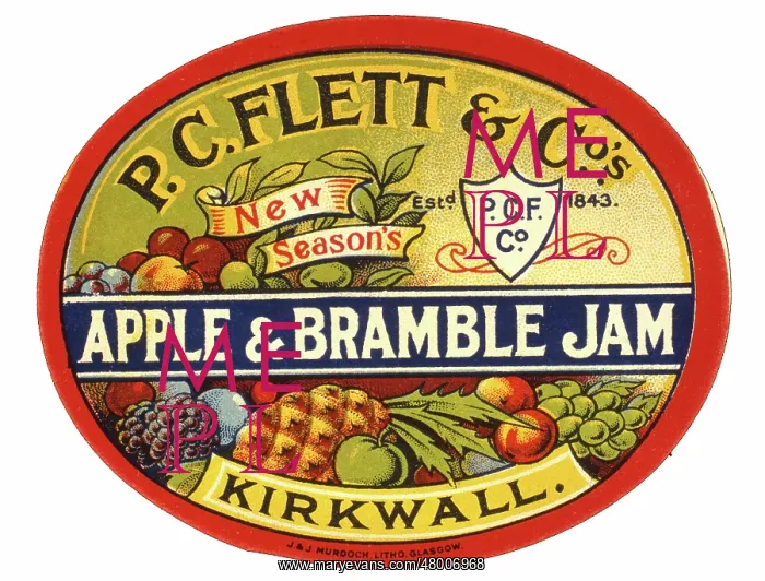 : Label design for Apple & Bramble Jam : Label design for Apple & Bramble Jam