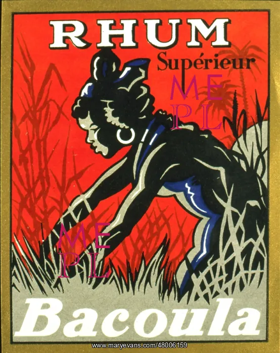  : Label design for Bacoula Rum