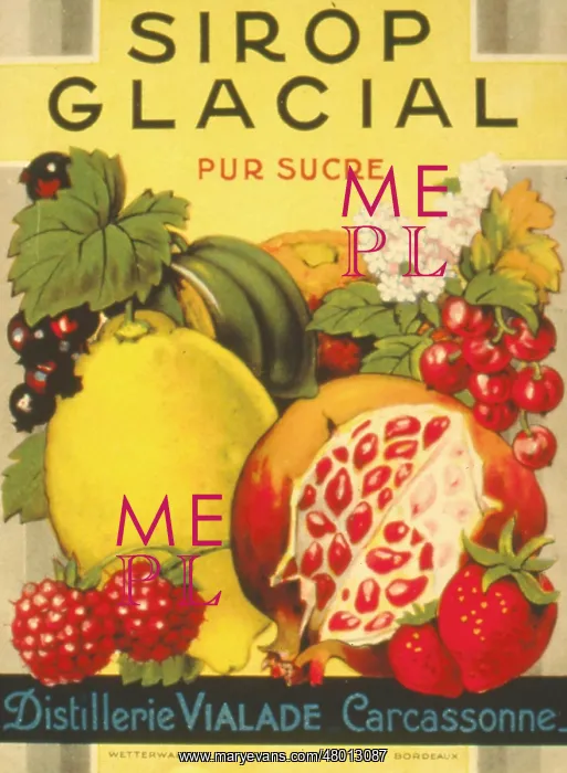 : Label design for a chilled fruit juice or syrup : Label design for a chilled fruit juice or syrup