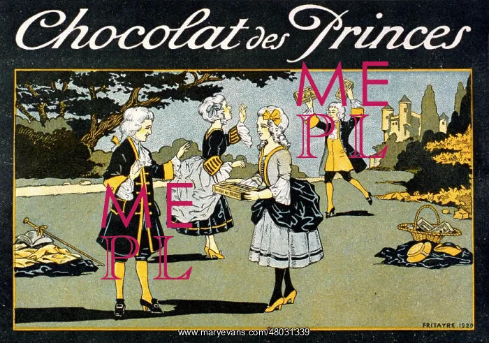 : Label design, Chocolat des Princes : Label design, Chocolat des Princes