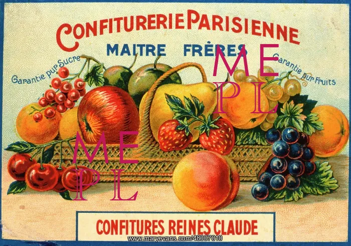 : Label design for Confiturerie Parisienne : Label design for Confiturerie Parisienne