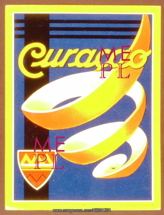 : Label design for Curacao liqueur : Label design for Curacao liqueur