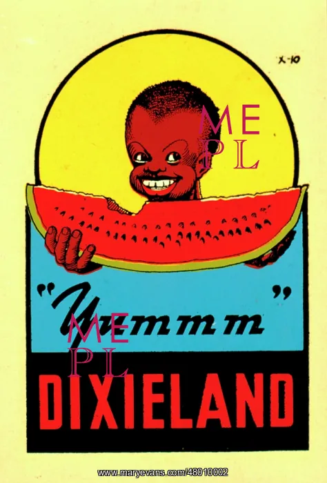 : Label design for Dixieland melon : Label design for Dixieland melon