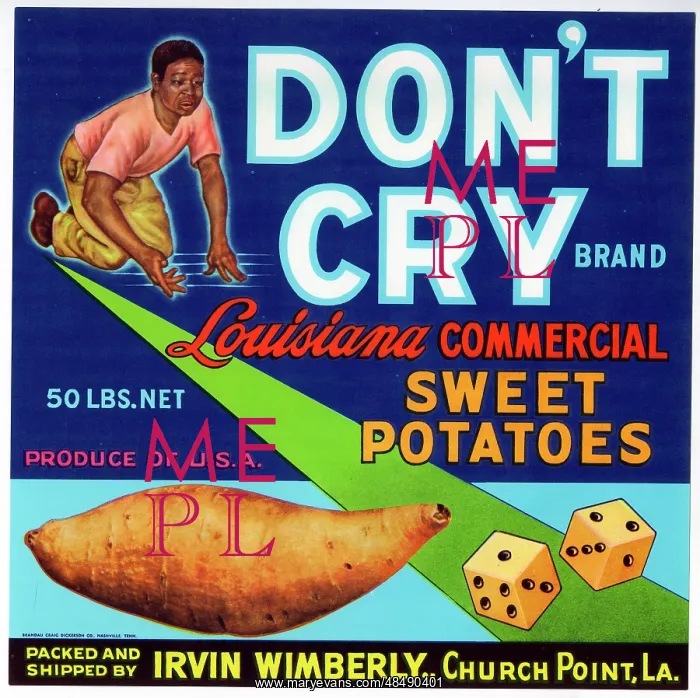 : Label design, Don't Cry Sweet Potatoes : Label design, Don't Cry Sweet Potatoes