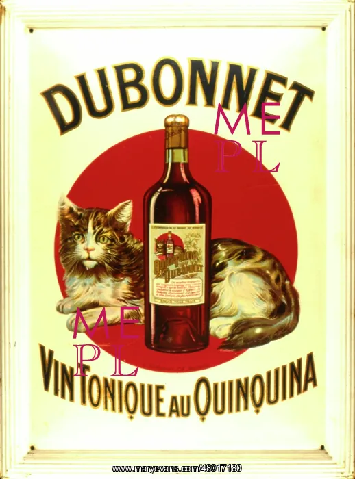 : Label design for Dubonnet tonic wine : Label design for Dubonnet tonic wine